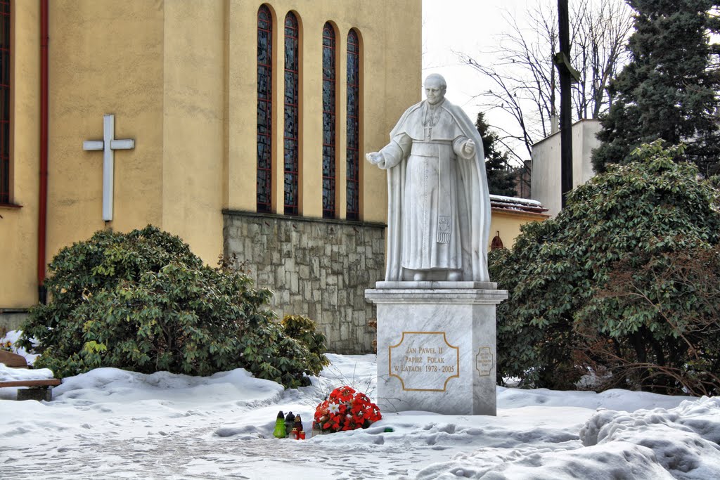 Pope John Paul II Statue
