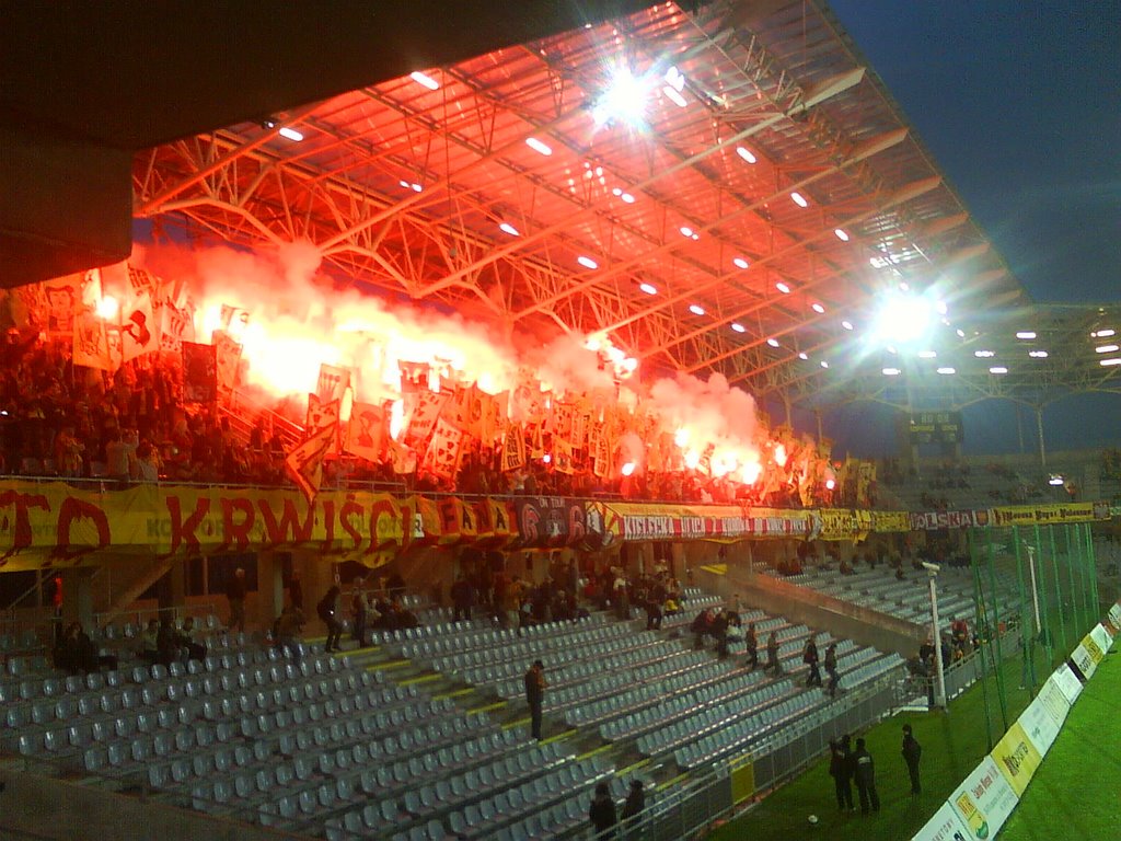 Młyn na stadionie Korony