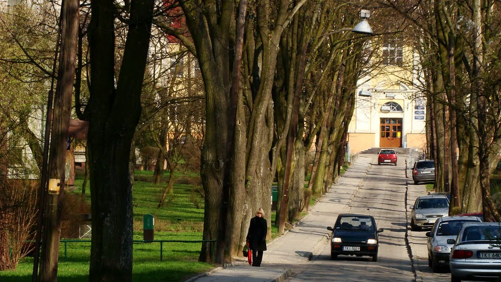 Saint Stanisław Kostka street Kielce.