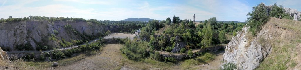 Kadzielnia - panorama ze Skałki Geologów