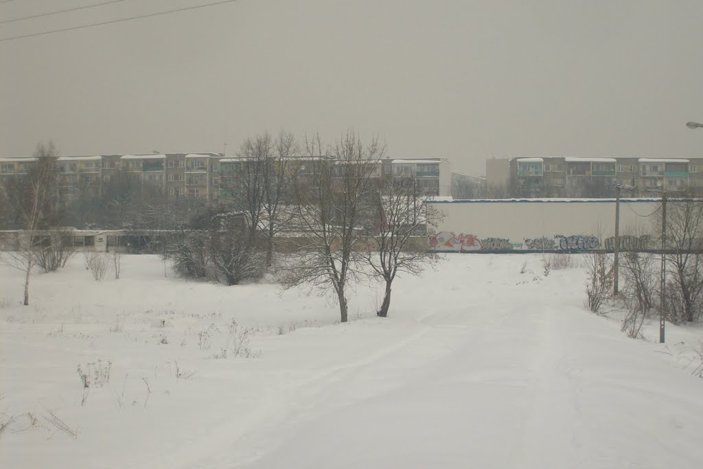 Dolina rzeki Kamiennej - Skarżysko luty 2010