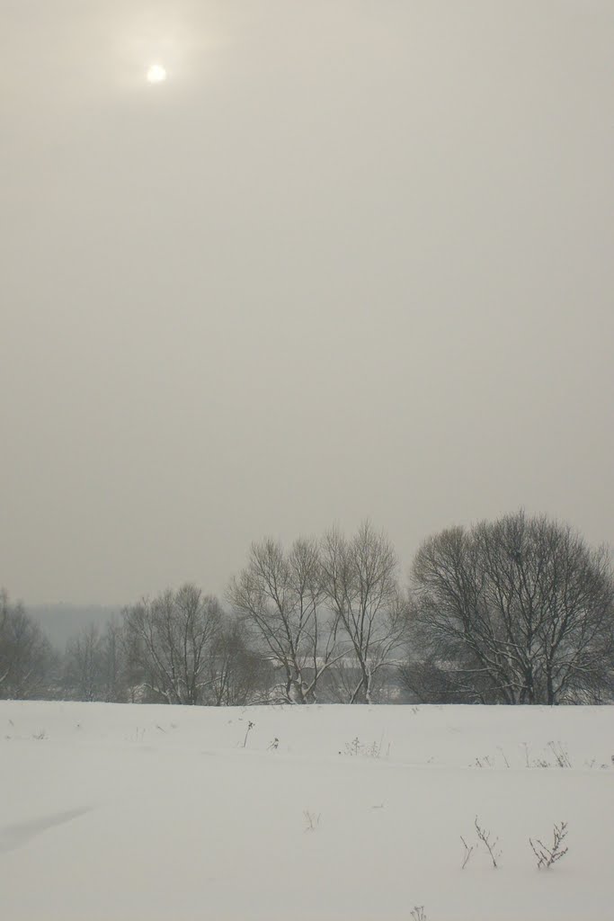 Dolina rzeki Kamiennej - Skarżysko luty 2010