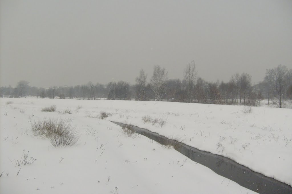 Dolina rzeki Kamiennej - Skarżysko luty 2010
