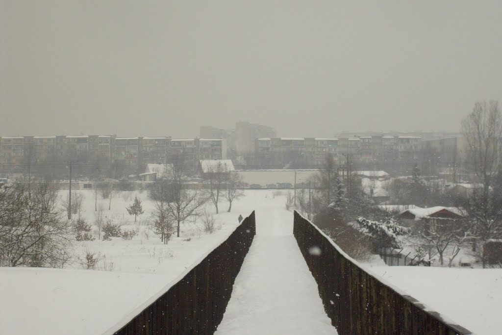 Dolina Kamiennej - TSK zimą 2010.