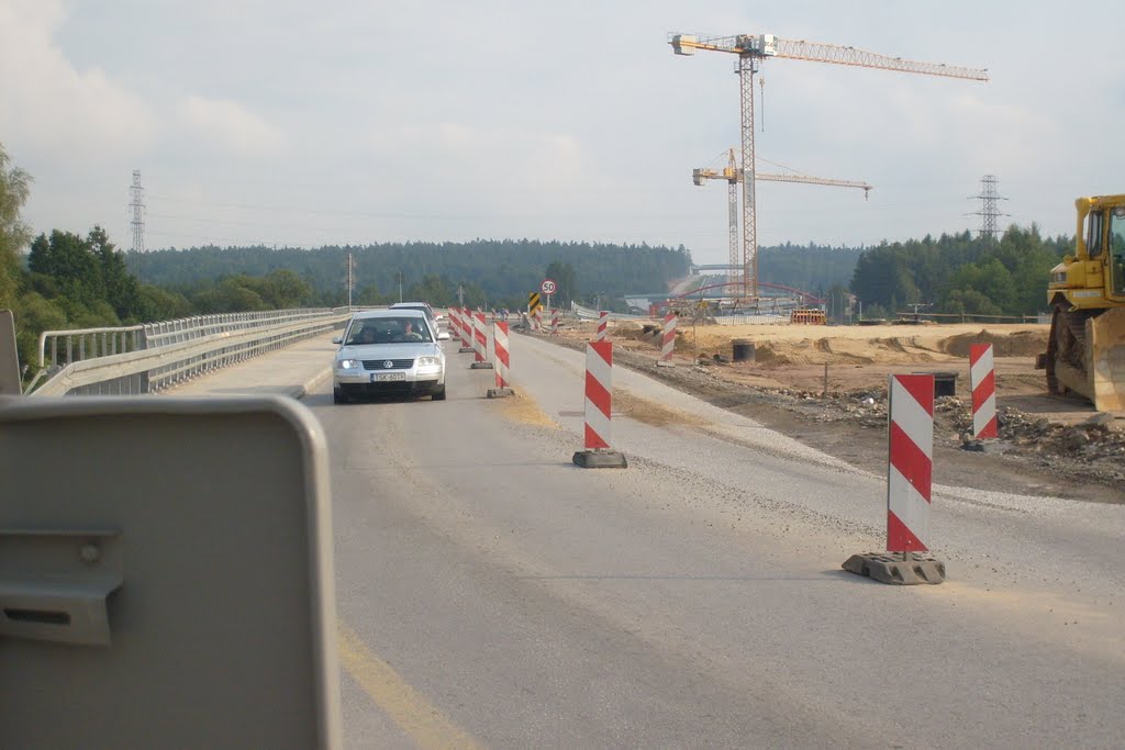 Autostrada  w budowie. Skarżysko -Rejów.