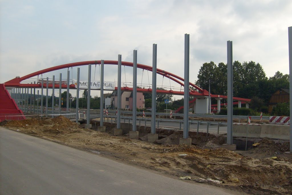 Autostrada  w budowie.Skarżysko -Rejów.