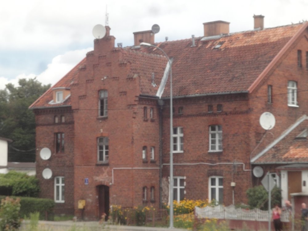 Bartoszyce,widok z pociągu