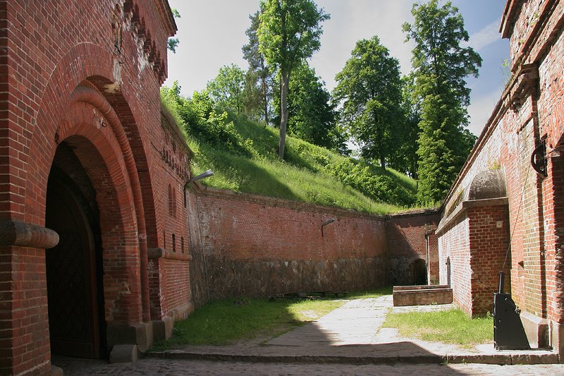 Twierdza Boyen - przejście do Bramy Giżyckiej