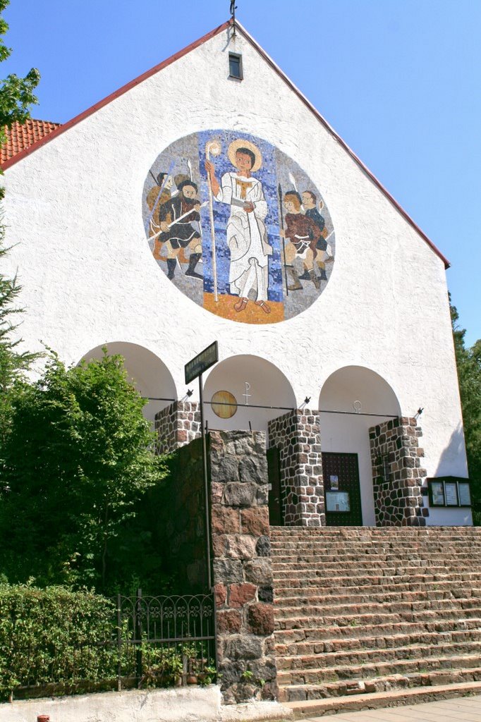 Gizycko (Prussian name Lėcius), Church of St. Bruno (arch. Martin Weber, 1936-38)