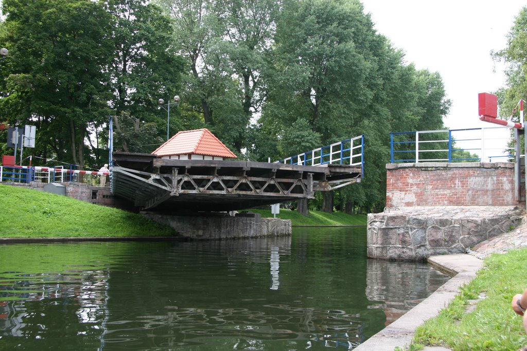 Giżycko, most obrotowy/ Giżycko revolving bridge/ Гижицко оборотный мост