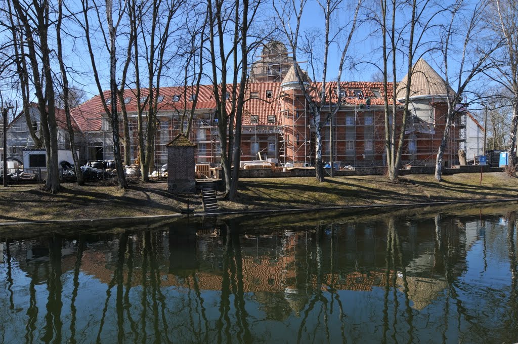 Zamek Krzyżacki w Giżycku - odbudowa 05.04.2011