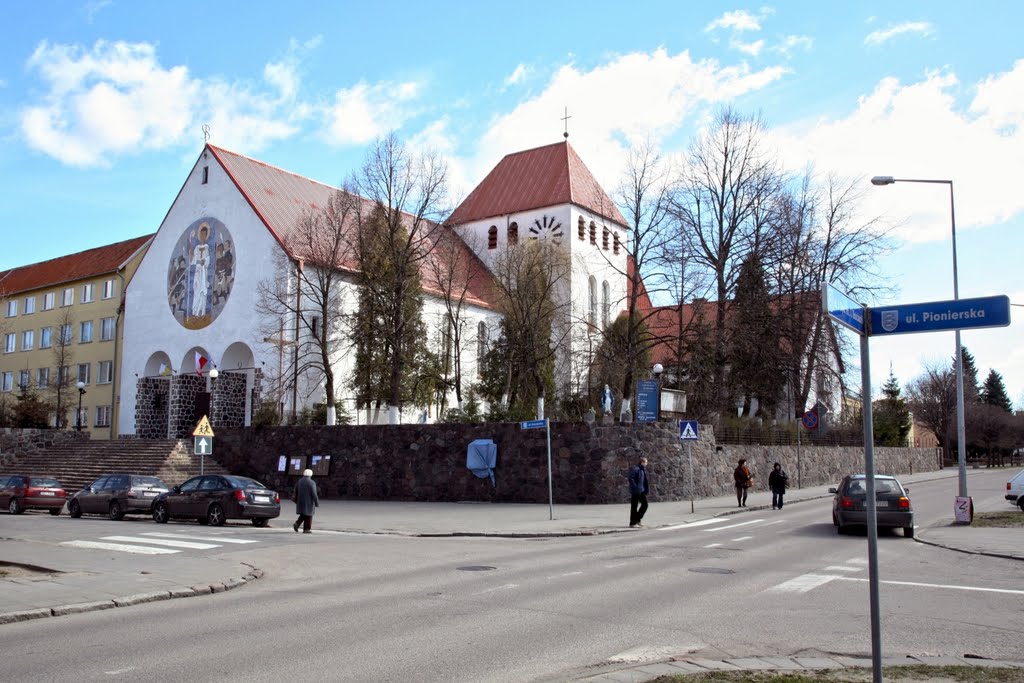 Gizycko (Lėcius), Church of St. Bruno (arch. M. Weber, 1936-38)