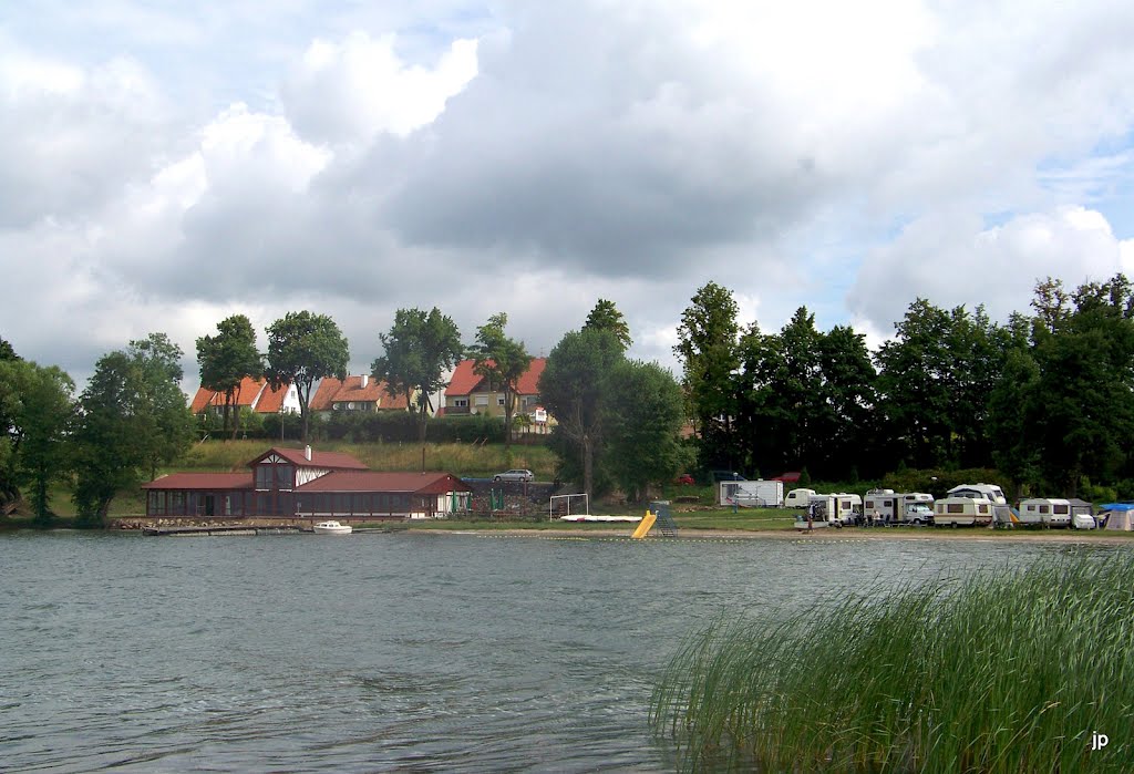The camping on the Niegocin Lake