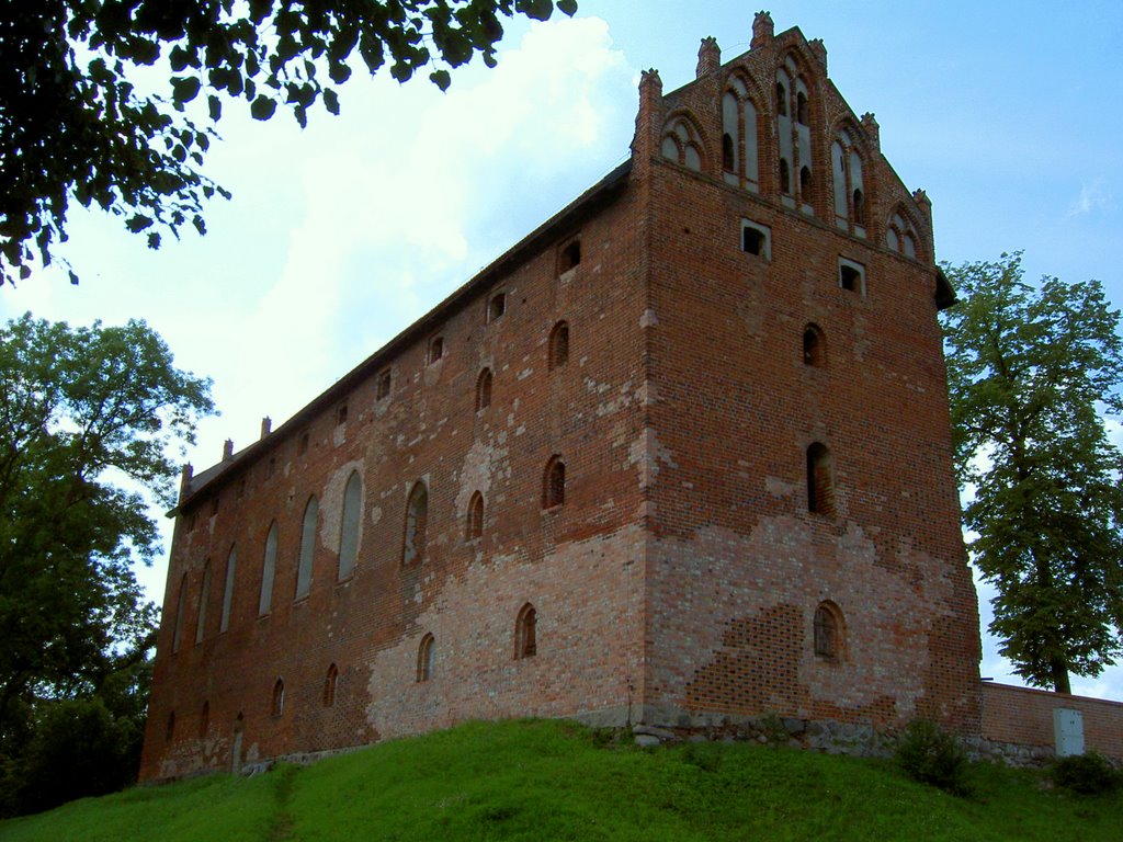 zamek krzyżacki z XIV w.