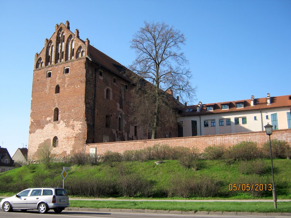 Działdowo, zamek Krzyżacki z XIV w.