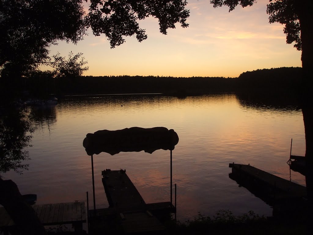 Abendstimmung am See bei Ilawa, 20. August 2009