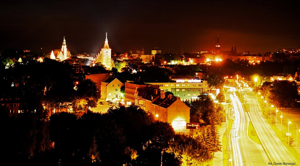 Olsztyn Nocą