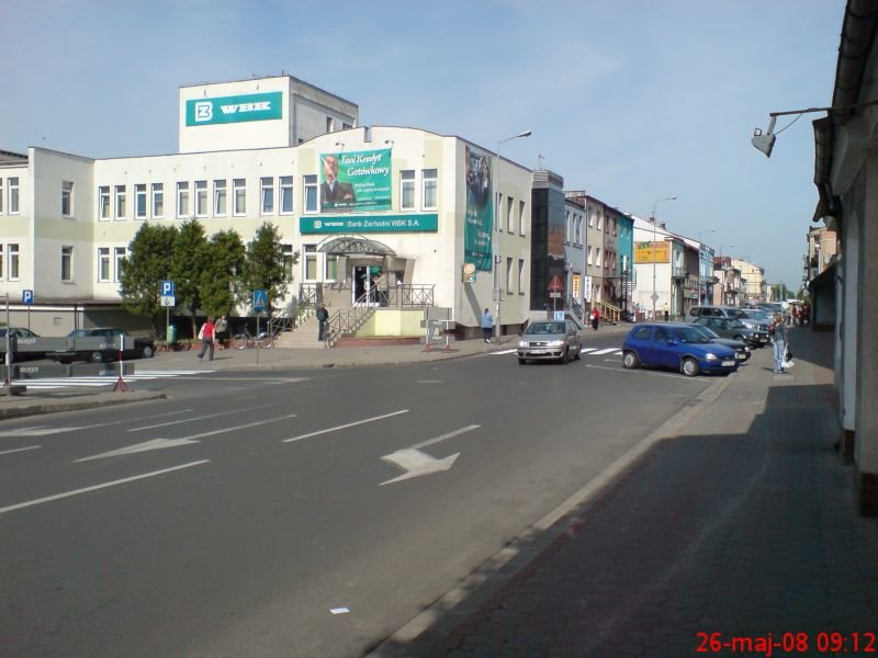 ul. Toruńska, widok od strony Sienkiewicza