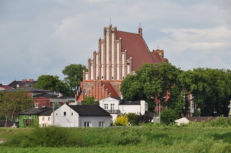 Gotycki kościół Podwyższenia Krzyża Świętego - Koło /zk