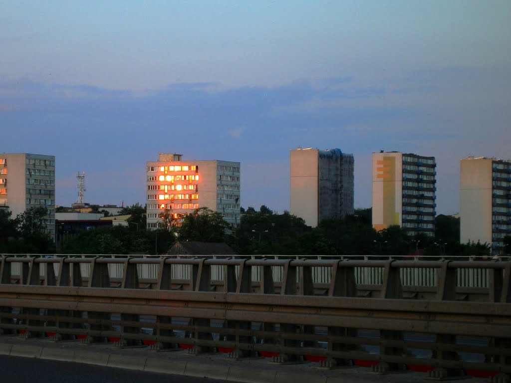Widok na ulicę Dworcową
