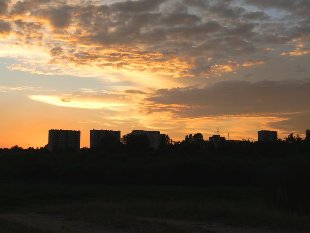 wieczór nad Wartą