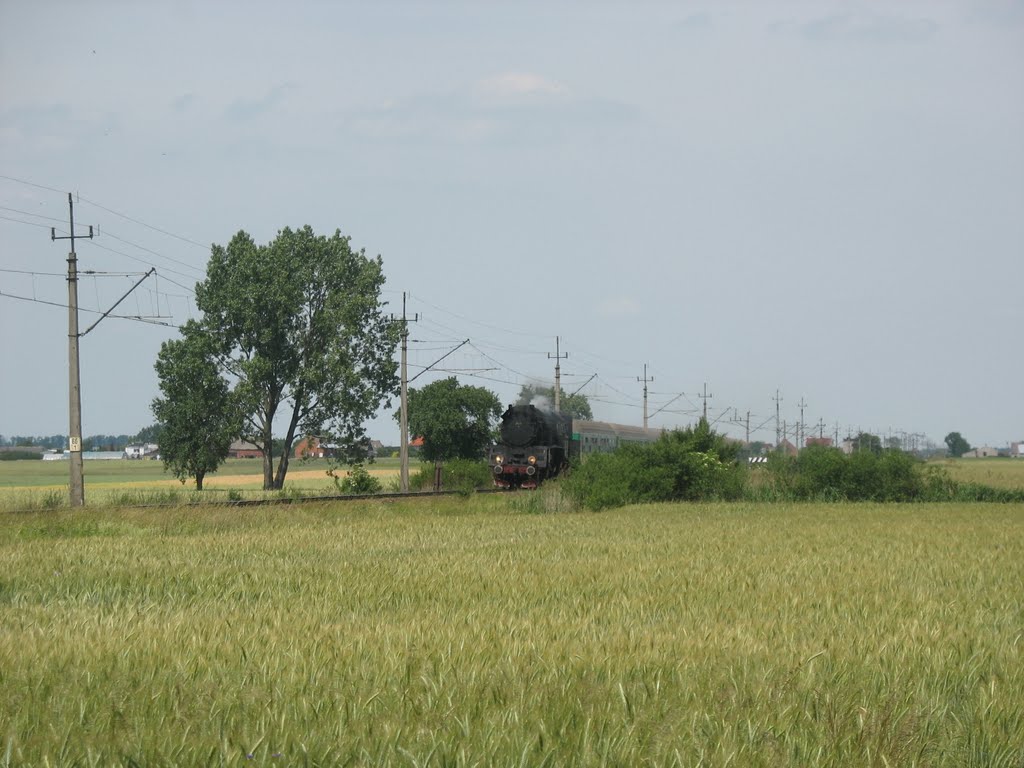 Krotoszyn - przyjazd "Ziemianina"