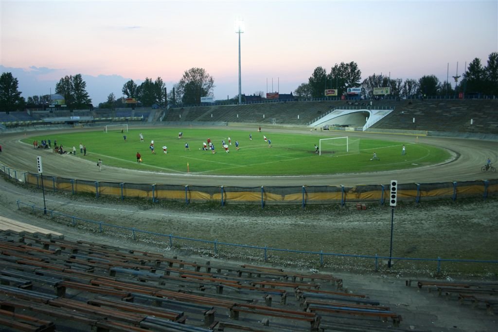 Leszno, Speedway Stadium during football match