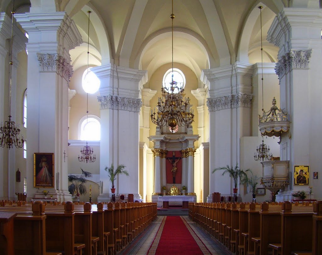 Leszno - St. of Cross Church,built in late  1711- 1720 - interior