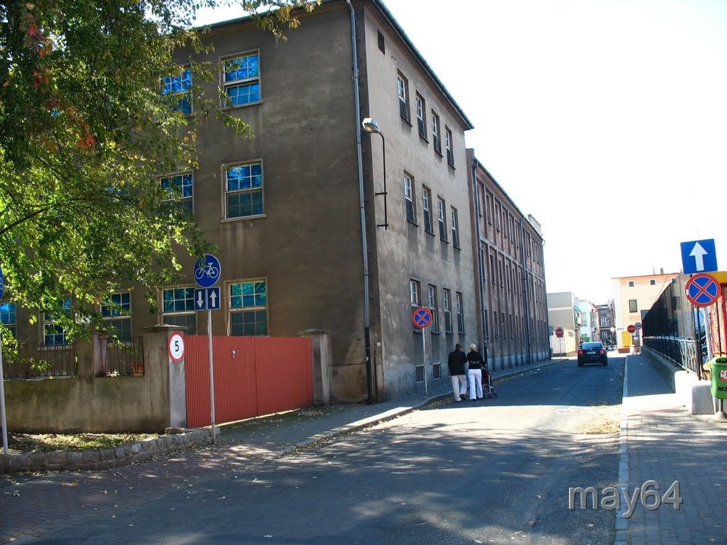 Leszno : Krótka - z widokiem na dawny budynek Goplany