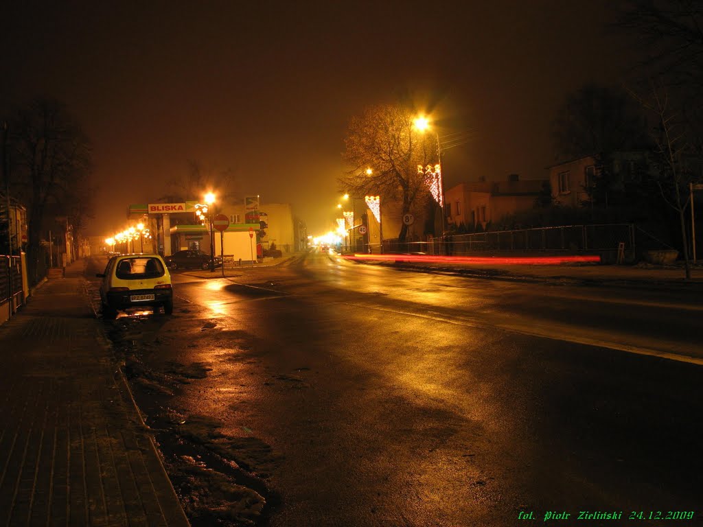 Kostrzyn Wielkopolski - ul. Kościuszki i ul. Poznańska [stacja benzynowa]
