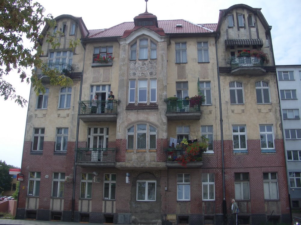 Schneidemühl. Jugendstil in der Albrechtstraße