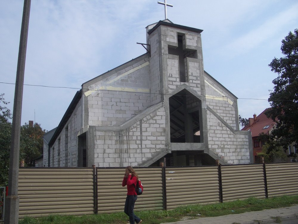Schneidemühl. Neubau der Johanniskirche