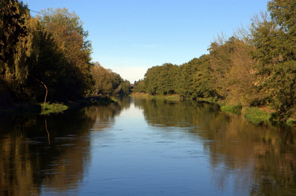Piła, rzeka Gwda; Gwda river