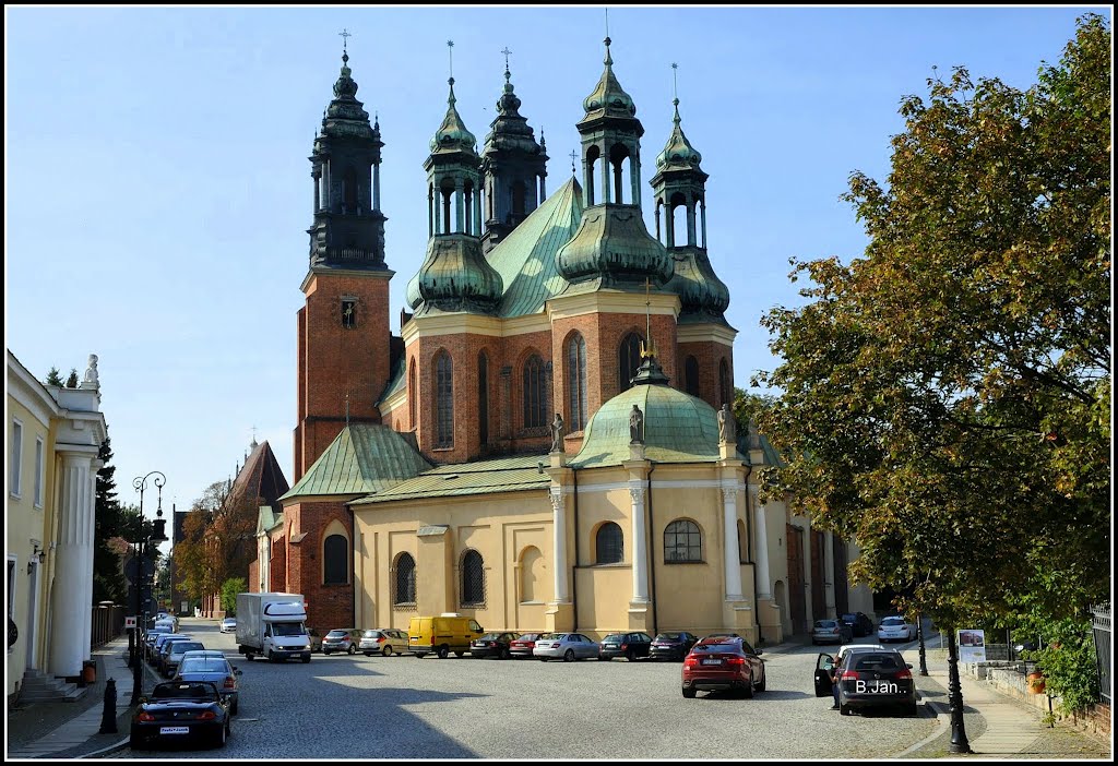 Cathedral Basilica of Saints Peter and Paul in Poznan, the view from the east