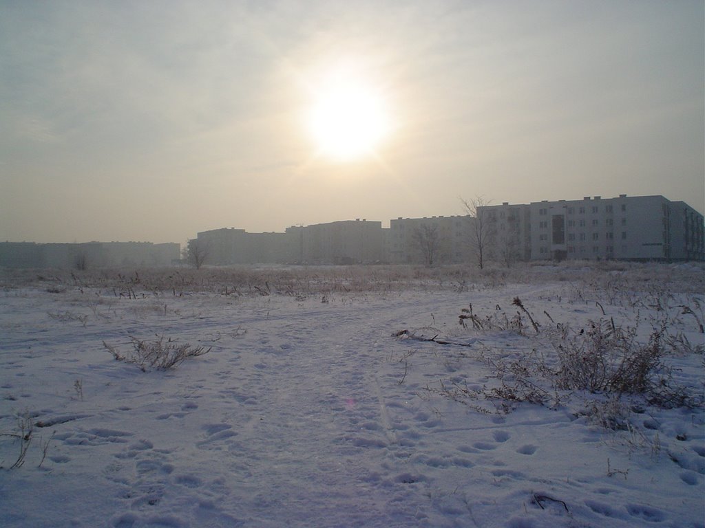 Widok na WzW zima.