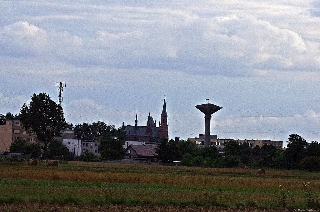 Turek widok z rejony oczyszczalni ścieków - 08.2011