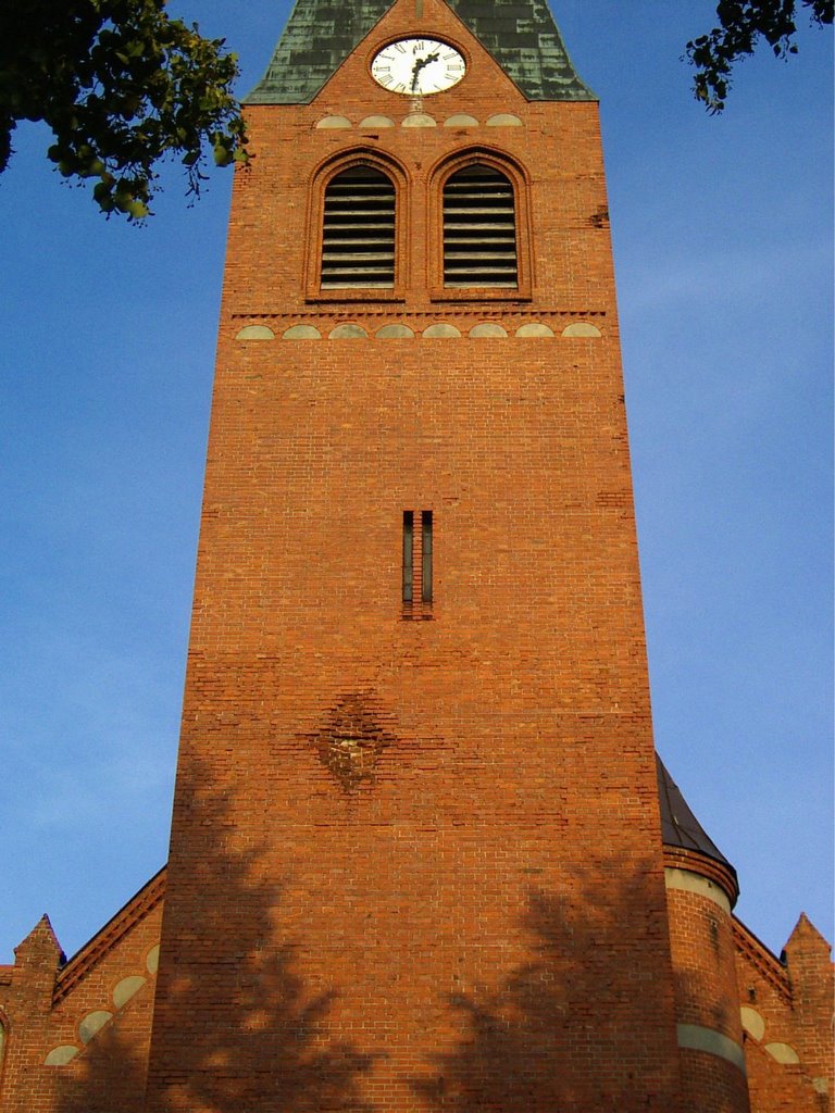St.Anthony Church tower (artillery damage from WWII) - west side