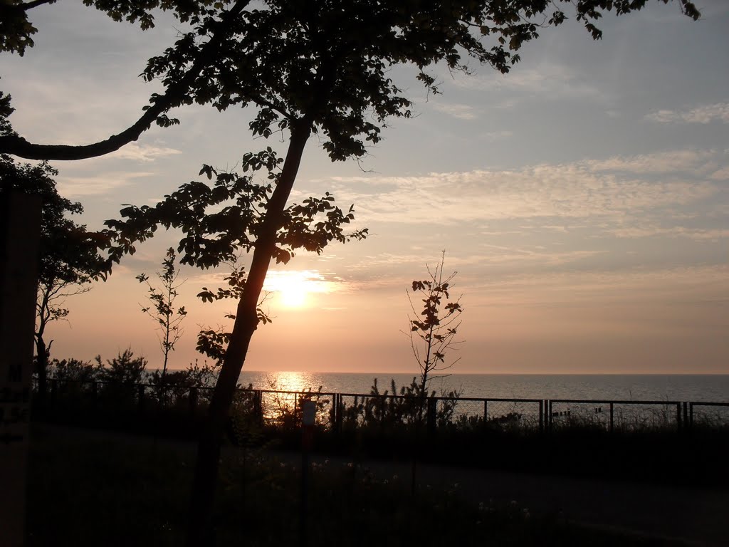 2010 Sonnenuntergang an der Ostsee; 2010 Sunset at the Baltic Sea;
