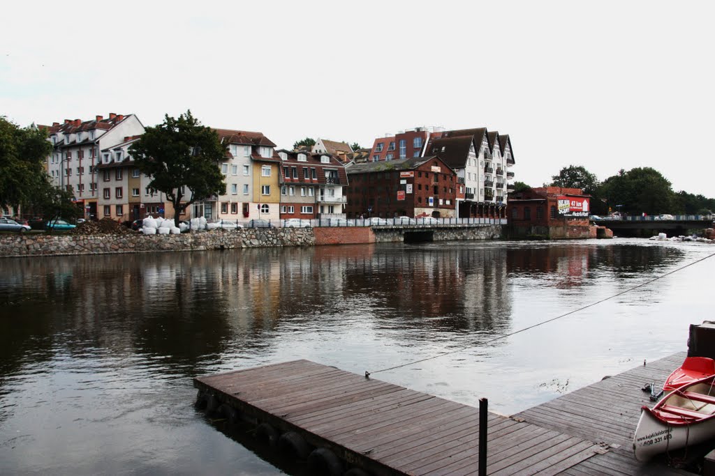 Kołobrzeg. Rzeka Parsęta.