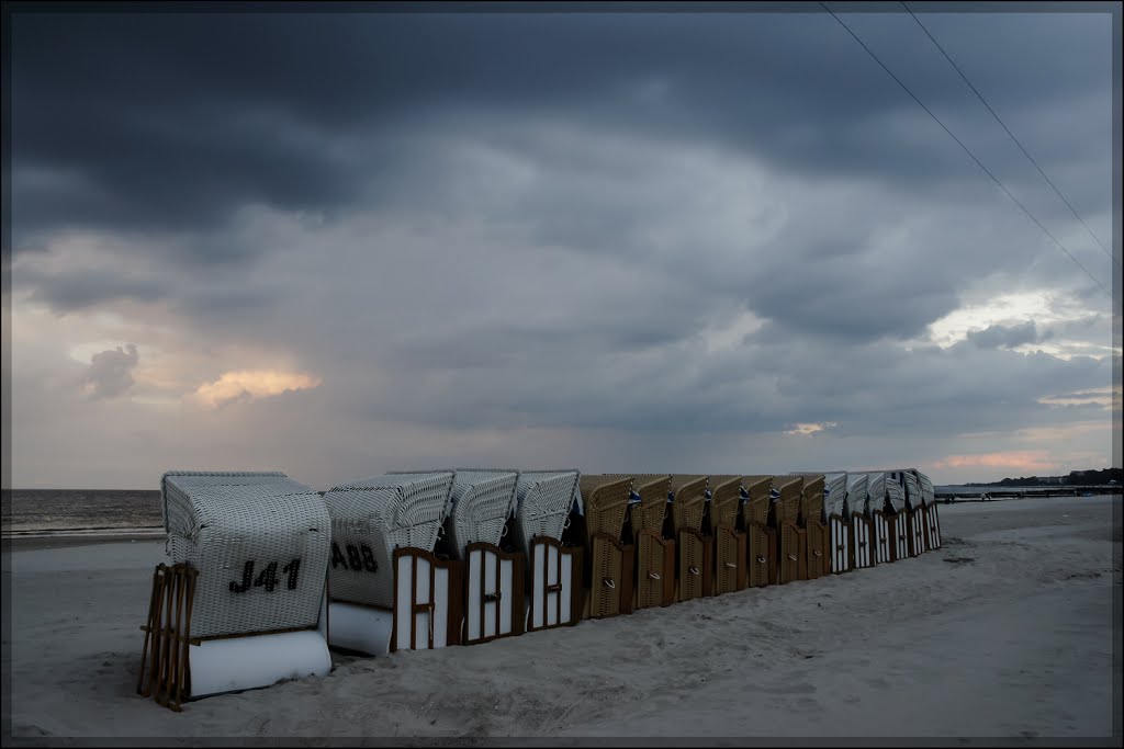 Kołobrzeg - Na plaży - malby