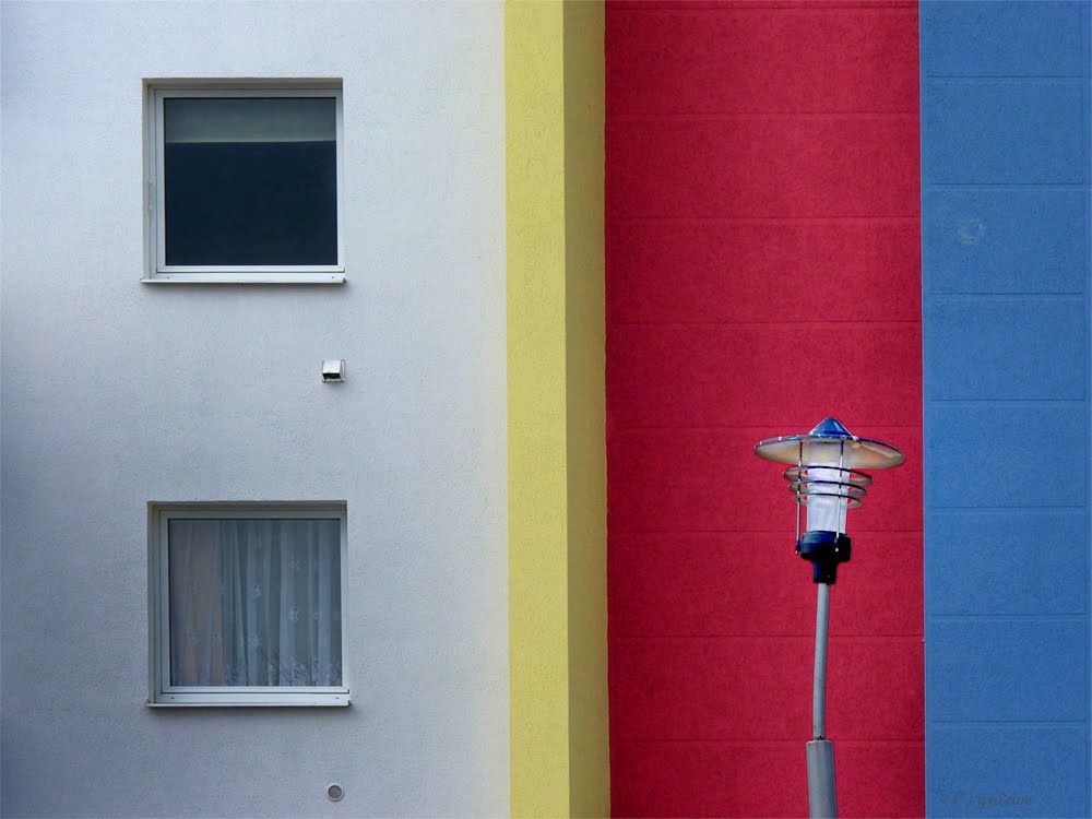 Fassade und Laterne