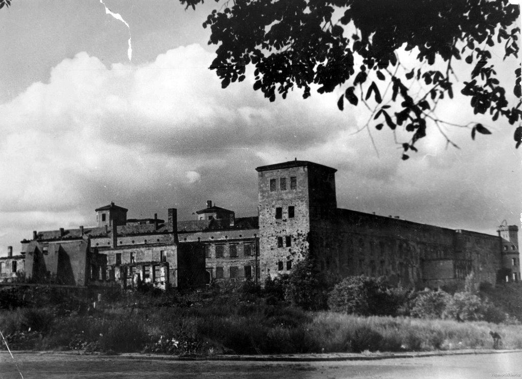 Szczecin, Zamek Książąt Pomorskich zaraz po wojnie (data nieznana)