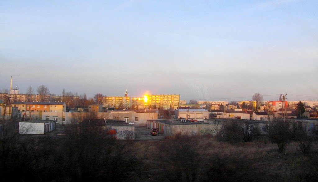 na trasie kolejowej Warszawa-Gdańsk - Kutno