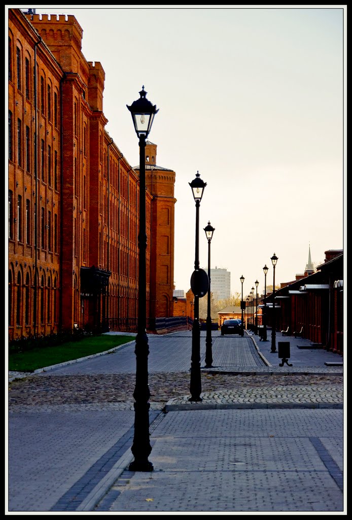 Łódź - Miejskie latarnie / The  ​​lanterns  of the city - malby