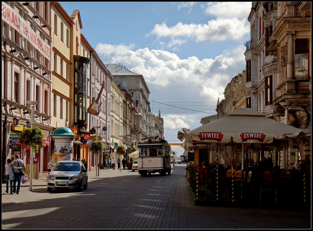 Łódź - Piotrkowska - malby