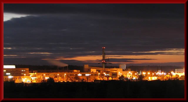Nocna panorama "Opoczno S.A."