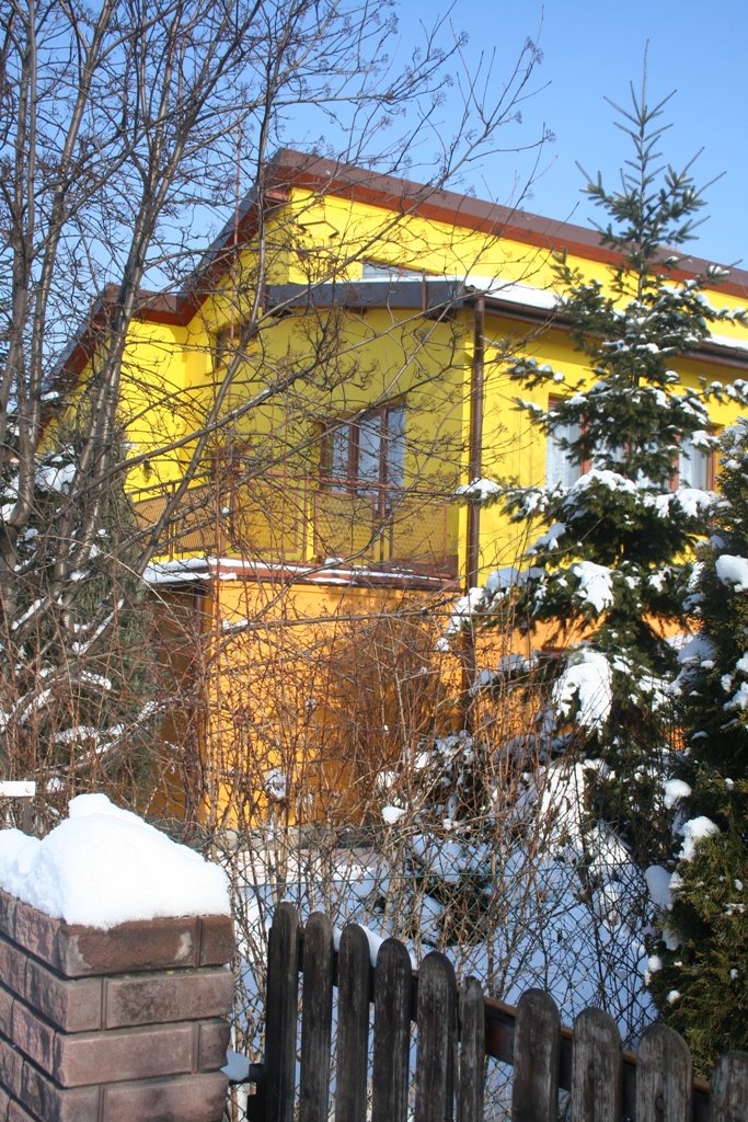 Żółty domek na ul. Rolniczej