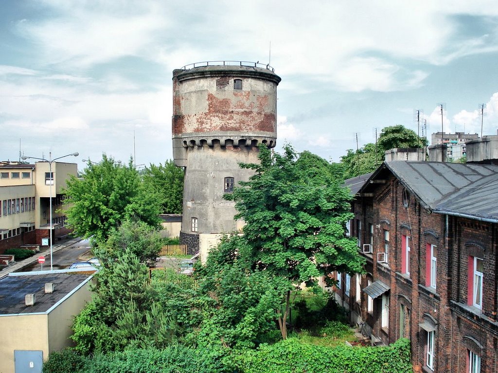 Skierniewice - Kolejowa wieża ciśnień 1858 r.