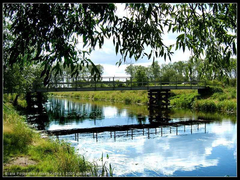 Mostek nad rzeką Krzną, przy Alejach 1000-lecia
