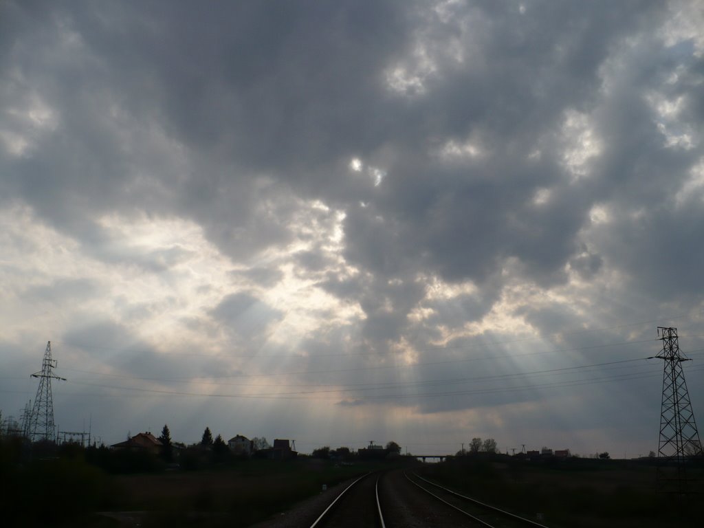 Niebo nad torami :)